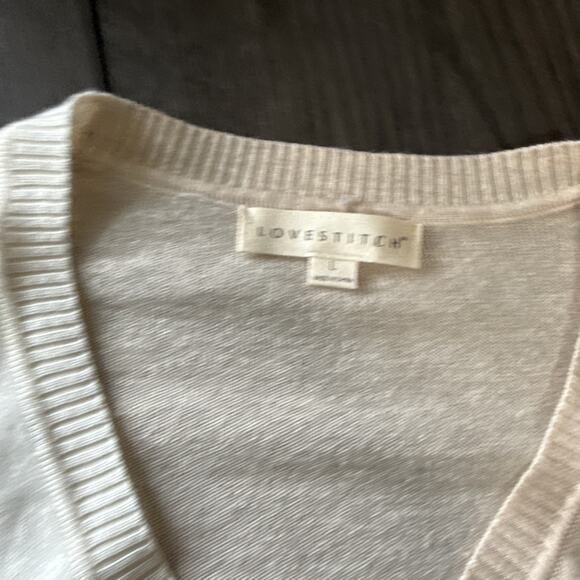 Love Stitch wool blend Color Block sweater Dolman Sleeves Sz L lightweight - Picture 3 of 11